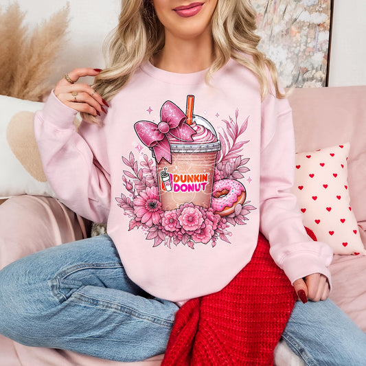 Flowers and dunkin