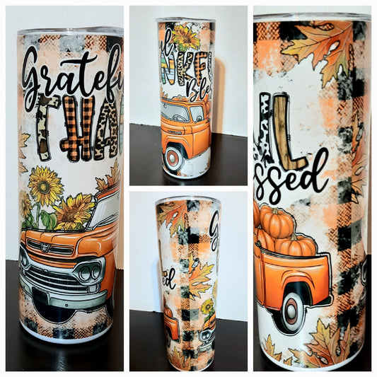 Grateful  thankful  tumbler