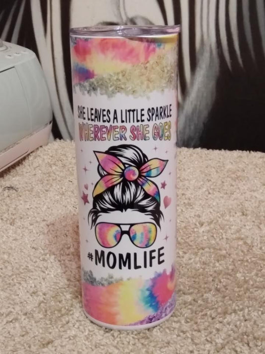 Mom life tumbler