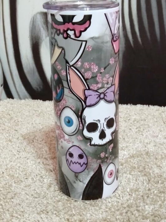Spooky easter tumbler