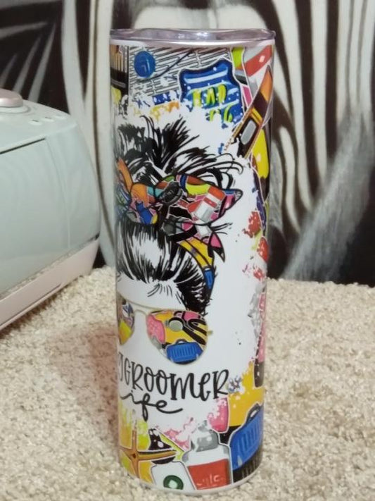 Dog groomer tumbler