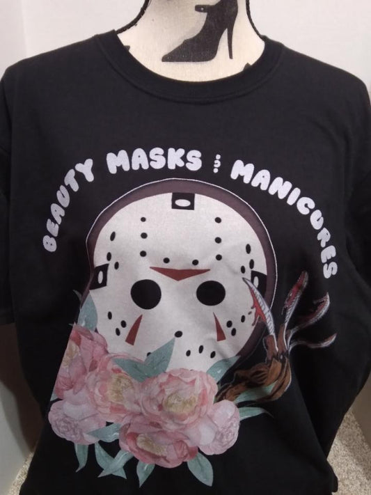Beauty mask and manicures