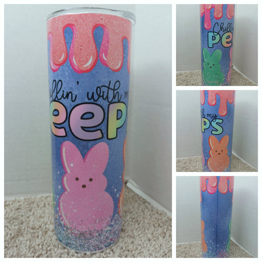 Chilling with my peeps tumbler #1