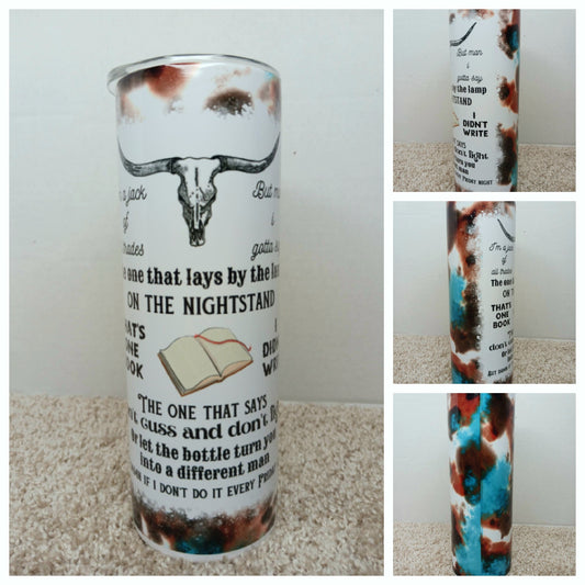 One book #2 tumbler