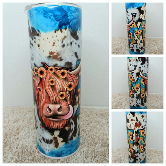 Cow mom  tumbler