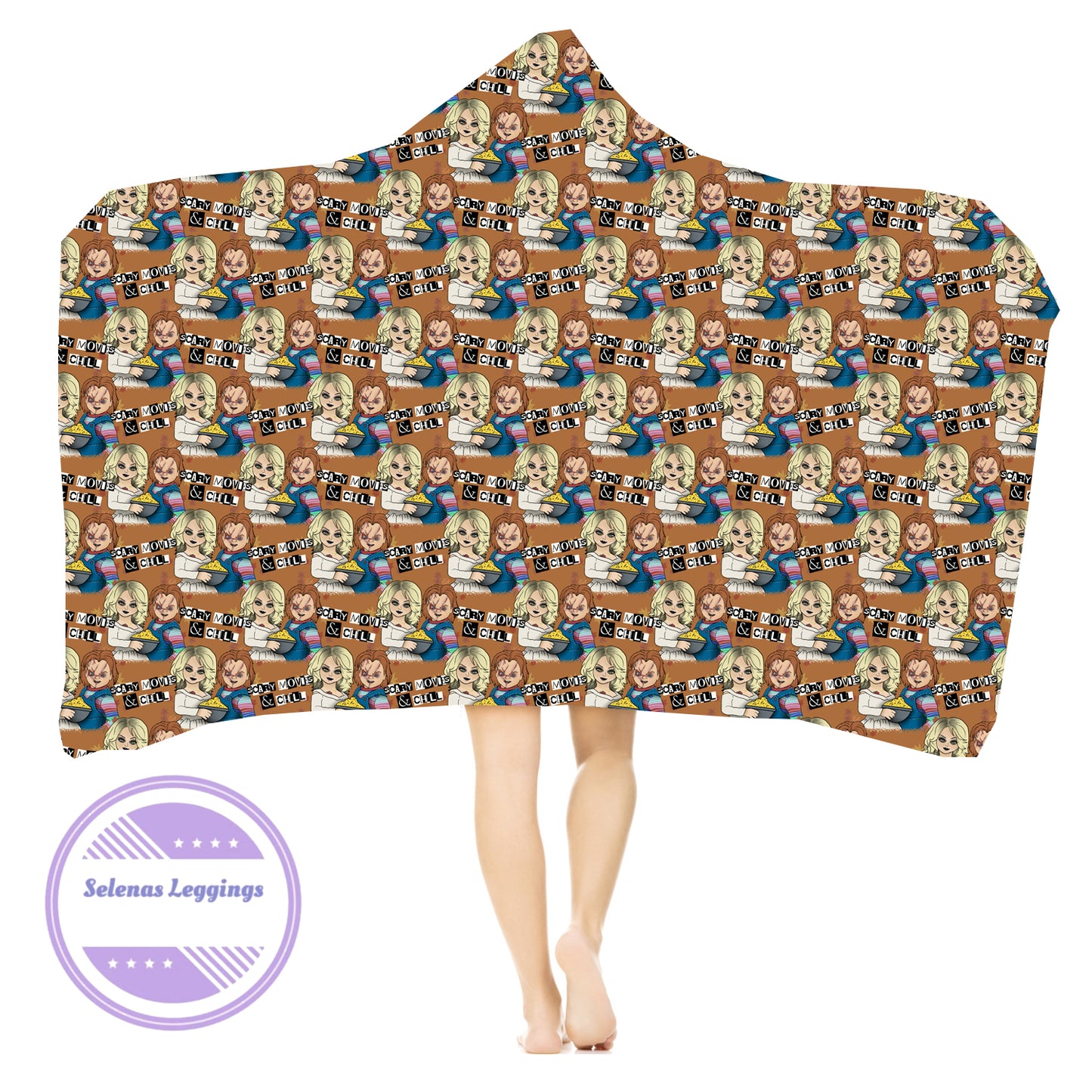 Scary movies blanket